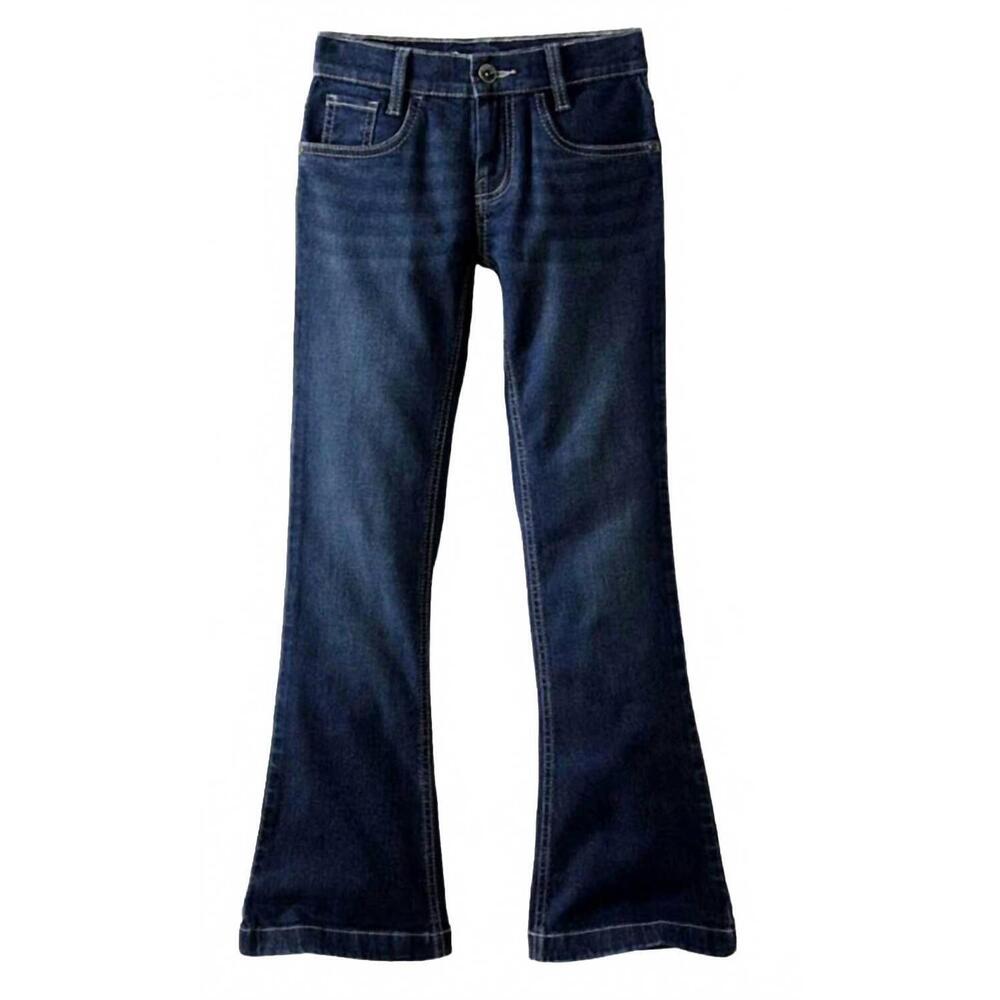 NEW CRUEL GIRL youth girls' violet dark stone trouser jean in indigo